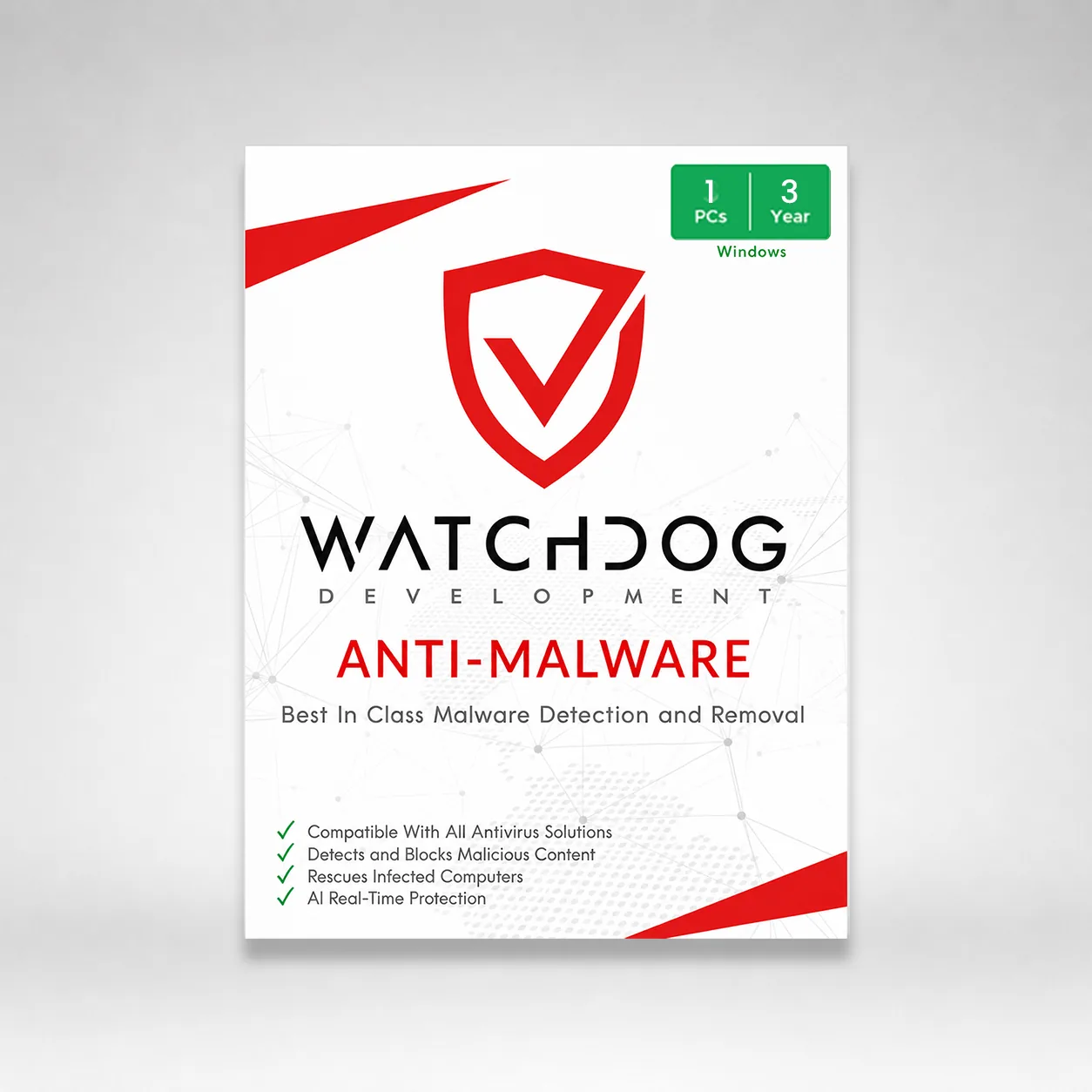 Watchdog Anti-Malware - 2-Year | 5-PC (Watchdog Antivirus Co)